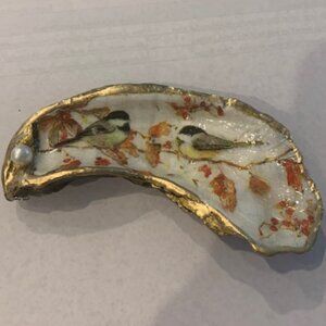 Handmade Oyster Shell Trinket Dish